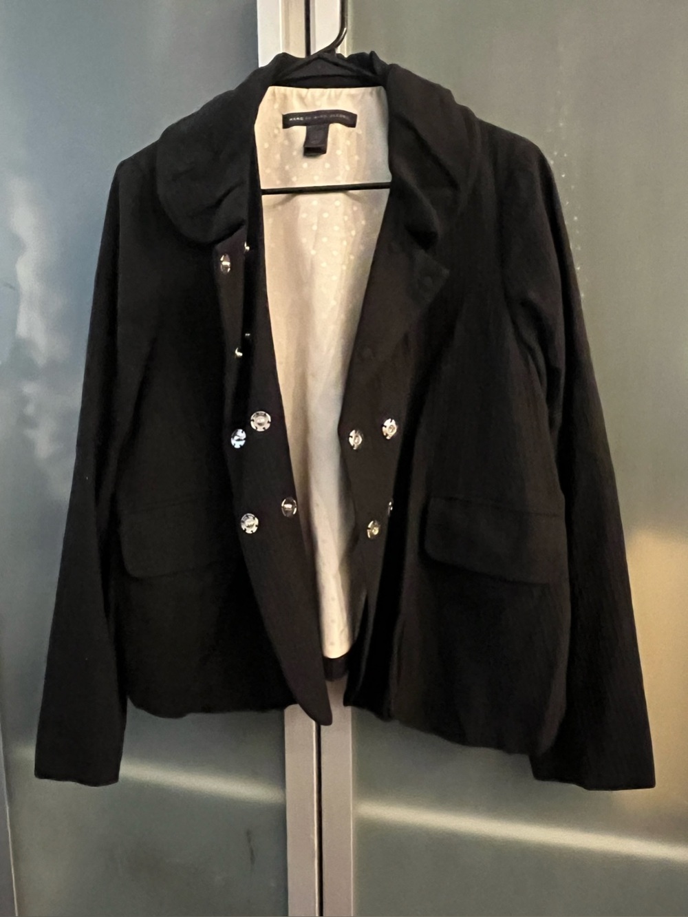 Marc by Marc Jacobs
Black Women's Double-Breasted Blazer Jacket
fits like L - Picture 1 of 2